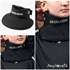 Bauer Core Protective nlp8 Neck Guard Collar With Bib #68